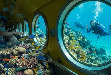 Sindbad Submarine Deep Dive (22m Underwater)